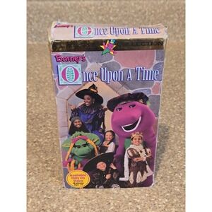 Barney Once Upon A Time VHS 1996 Classic Collection - Fairy Tales - TESTED